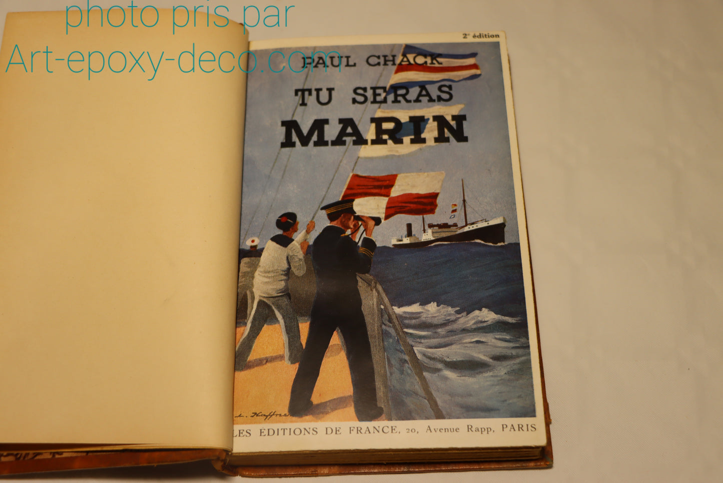 Tu seras marin. - CHACK, Paul. - 1938