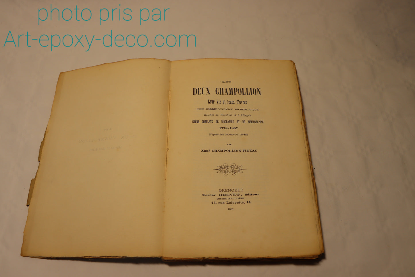 Deux Champollion leur vie et leur oeuvres 1887
