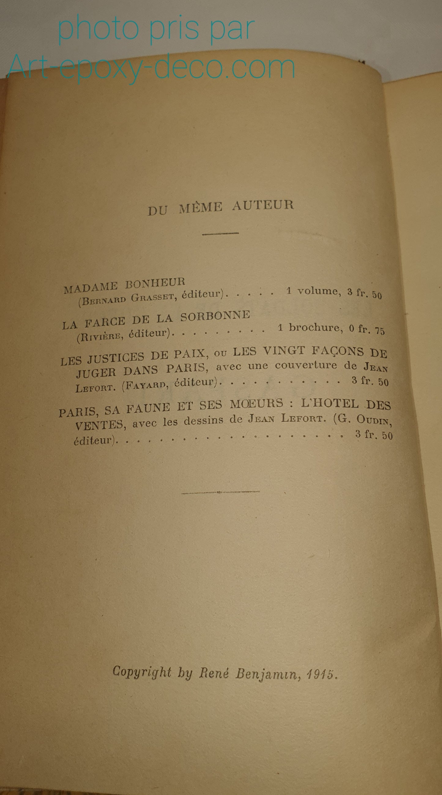 Soldats de la Guerre – Gaspard – Édition originale. 1915