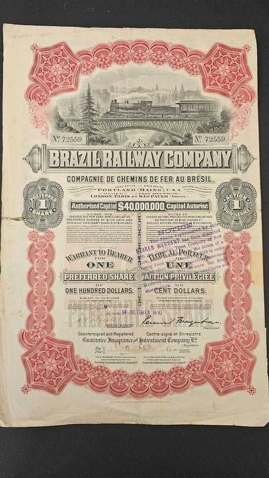 Brazil Railway Company - Railway Company in Brazil