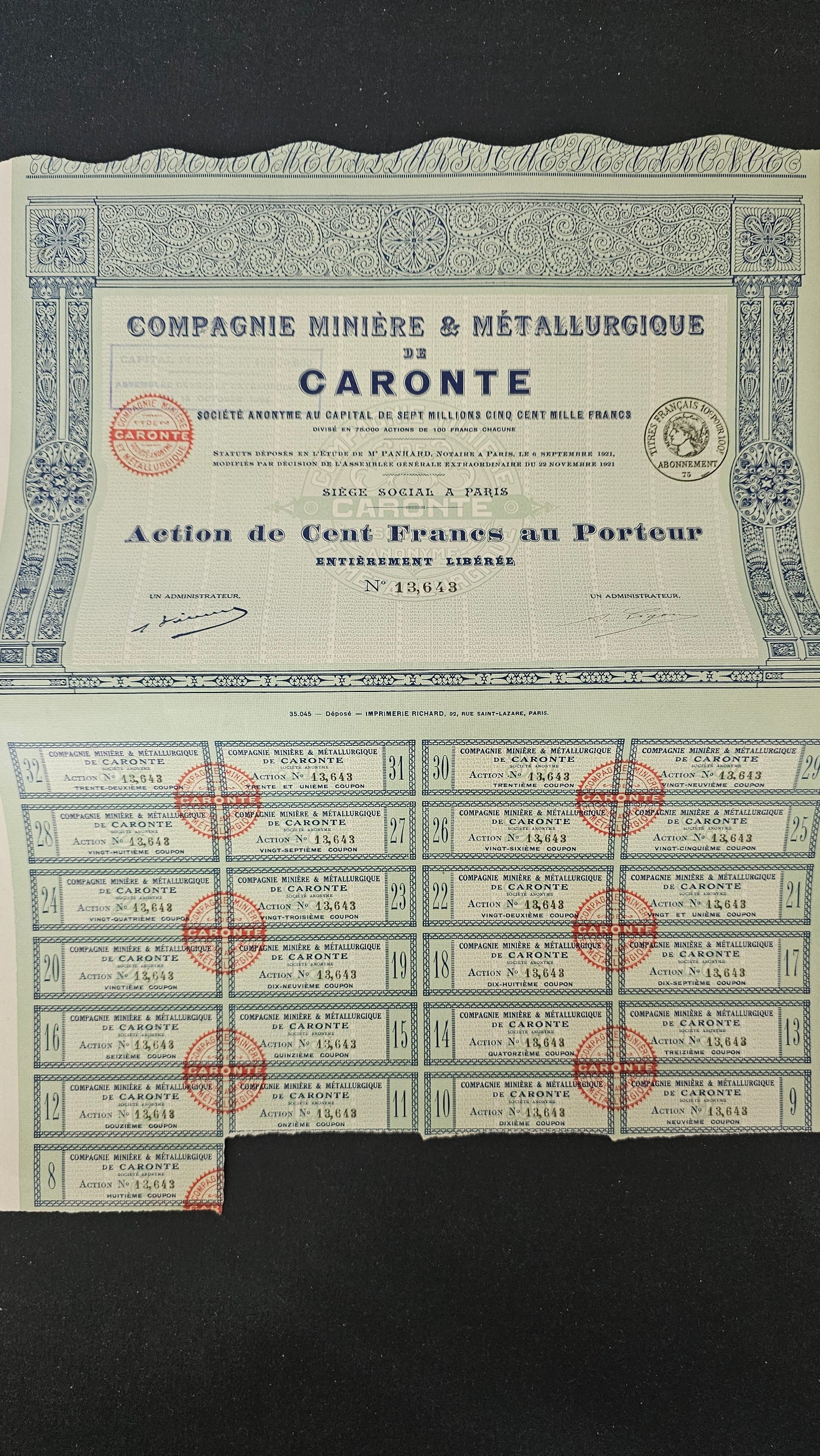 Caronte Mining &amp; Metallurgical Company