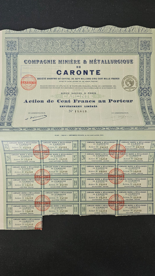 Caronte Mining &amp; Metallurgical Company