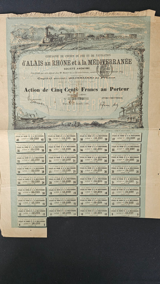 Alais to the Rhone and the Mediterranean Railway and Navigation Company